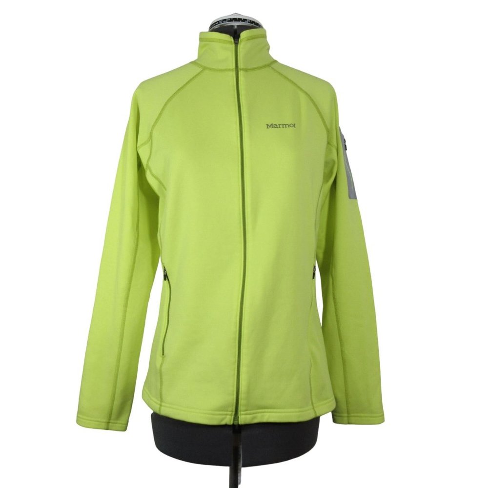 Marmot full zip front standing collar fleece jacket
